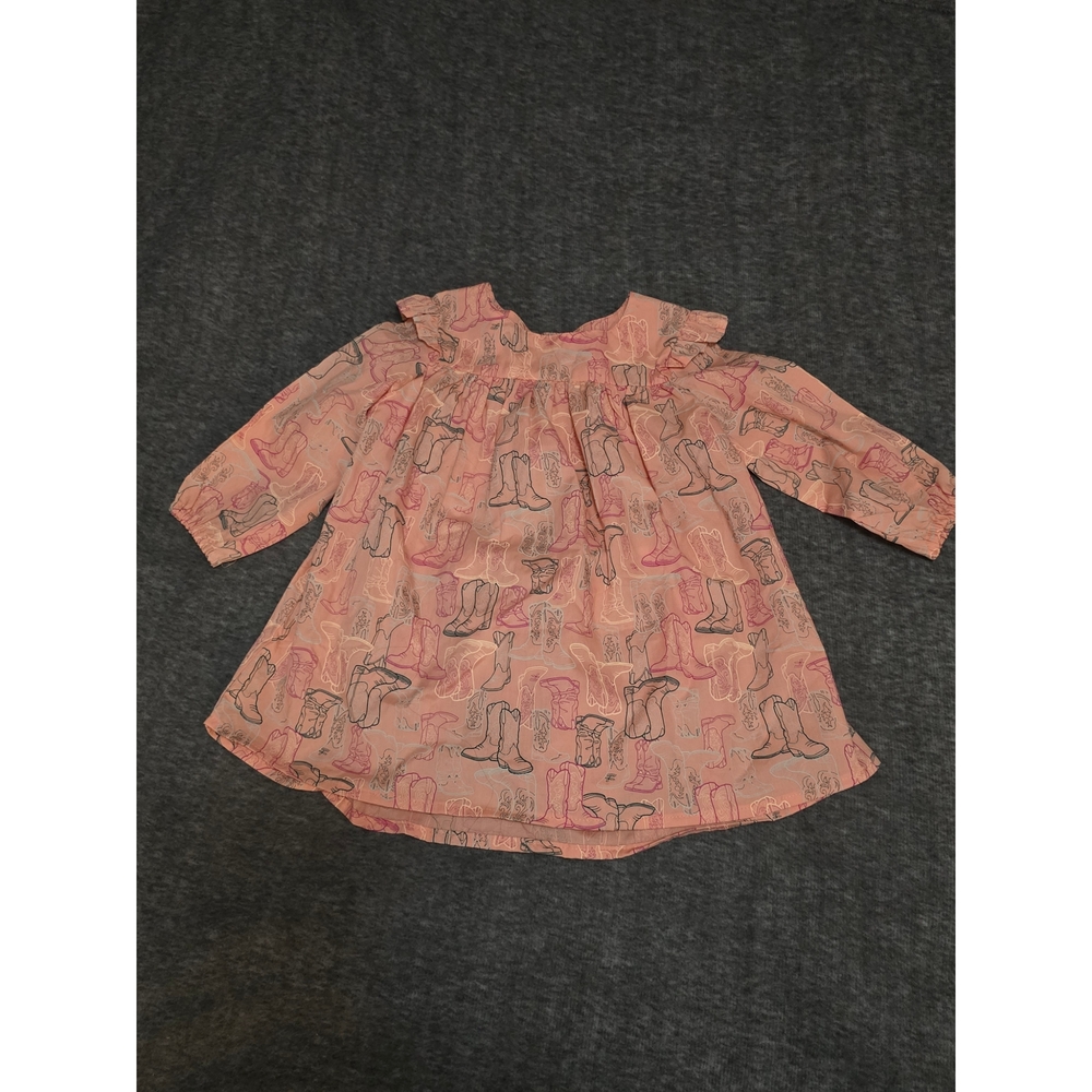 WRANGLER Charming Pink Babydoll Dress with Boots